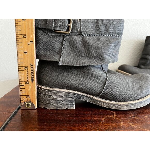 Rocket Dog Ankle Boots Women's 8.5M Gray Comfort Buckled Double-Strap Booties - Picture 3 of 8